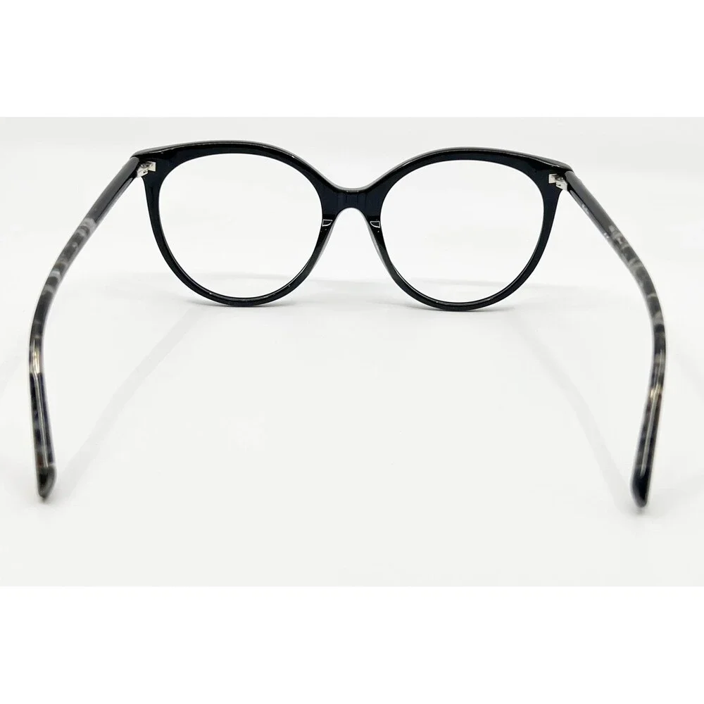 Max Mara Eyeglasses Womens Black Cat Eye Full Rim MM 1383 52-19-140